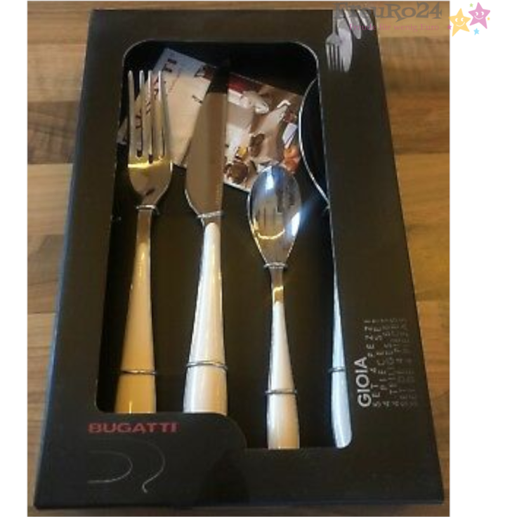 Bugatti Besteckset 4-teilig weiß