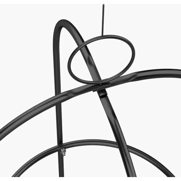 Gardebruk Rosensäule 2er Set Rosenbogen Rankgitter Obelisk Rankhilfe 200x40 cm pulverbeschichtetes Metall witterungsbeständig – Bild 4