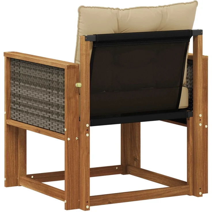 vidaXL Outdoor Mittelsofa Massivholz Akazie Natur 3438865 – Bild 7