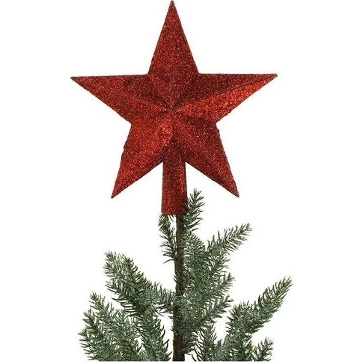 BURI Baumspitze Stern Christbaumspitze Tannenbaumspitze Baumschmuck Weihnachtsdeko – Bild 2