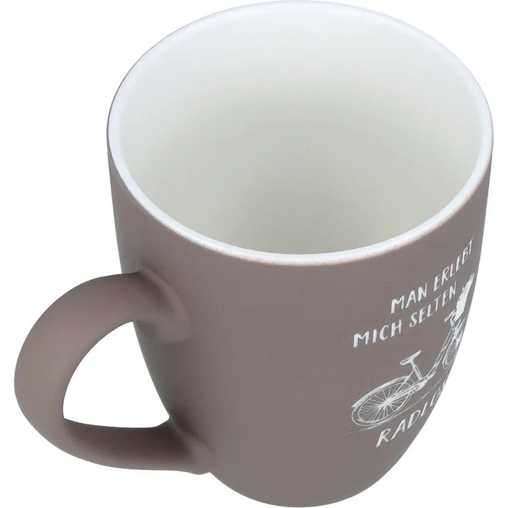 Spruchreif® Tasse SOFT-TOUCH-Tasse mit Gravur·Geschenk für Radfahrer und Mountain Biker – Bild 3