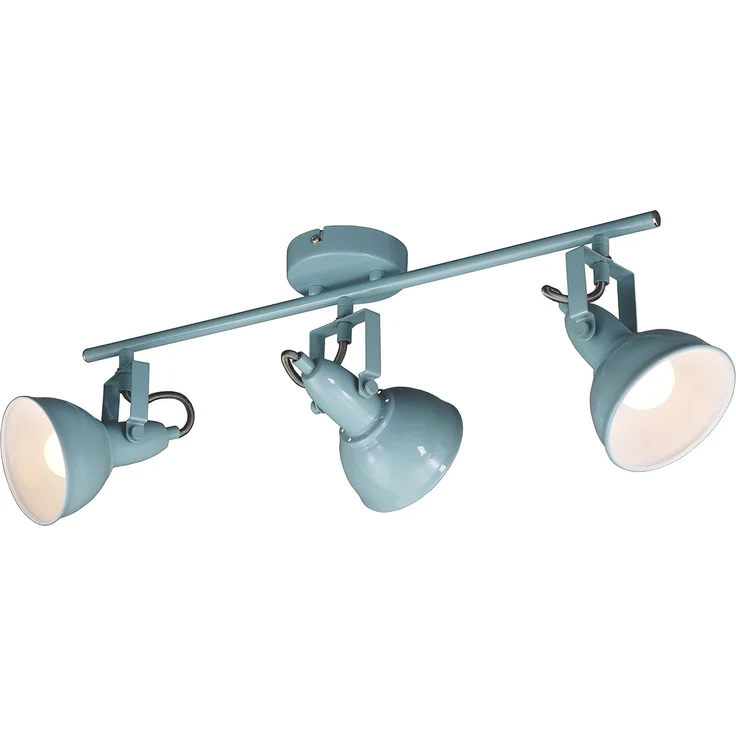 BRILONER - Deckenlampe Vintage schwenkbar, E14 Fassung, max. 40 Watt, Deckenleuchte, Lampe, Wohnzimmerlampe, Schlafzimmerlampe, Küchenlampe, Deckenstrahler, 55,4 x 10 x 18,1 cm, Mint-Weiß – Bild 1