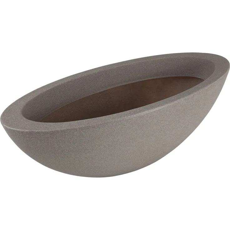 sesua Pflanzschale Pflanzschale Pflanzkübel Pflanzgefäß oval 52x23 cm Kunststoff