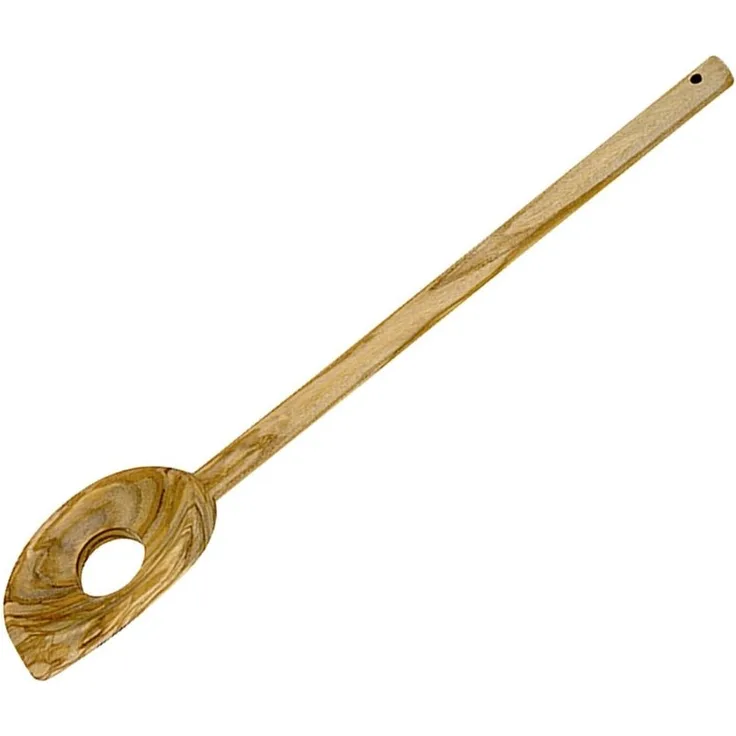 METALTEX Kochlöffel Olivenholz mit Loch. 30cm