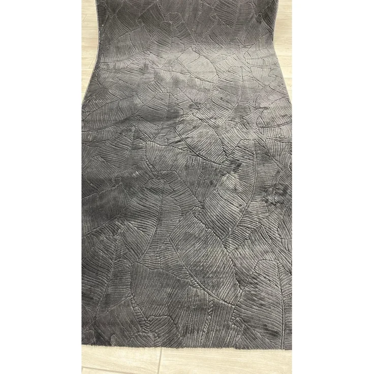 Rutschfester Gartenläufer 80 x 80 cm Polyester Grau 88687194 [en. casa] – Bild 3