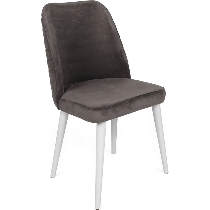 Skye Decor 'Tutku-321 V4' Stuhlset (4-teilig), Anthrazit / Weiß, 50 x 90 x 49 cm – Bild 2