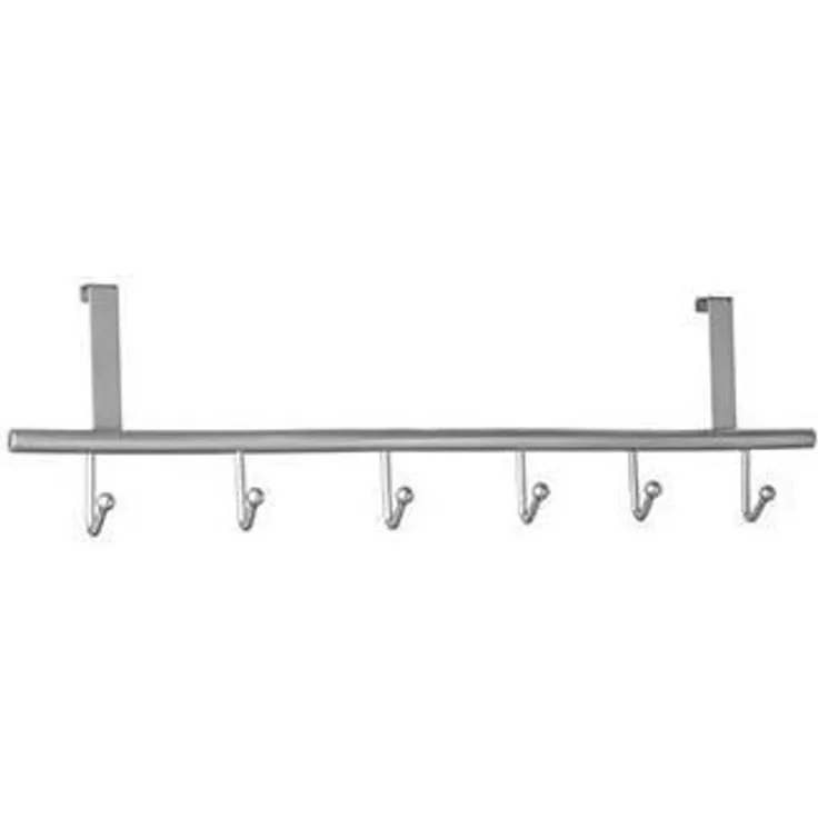 ALCO Türgarderobe Metall 60x6,8x17cm silber