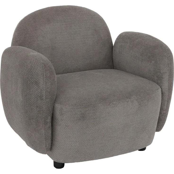 Sessel HWC-P33, Lounge-/Relax-/Cocktailsessel Polstersessel, Stoff/Textil Chenille (330 g/m²) ~ hellgrau – Bild 9