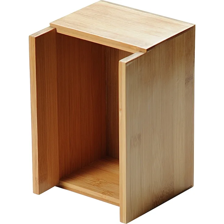 KESPER 70854 Serviettenspender-Besteckkasten aus FSC-zertifiziertem Bambus / Besteckhalter / Box