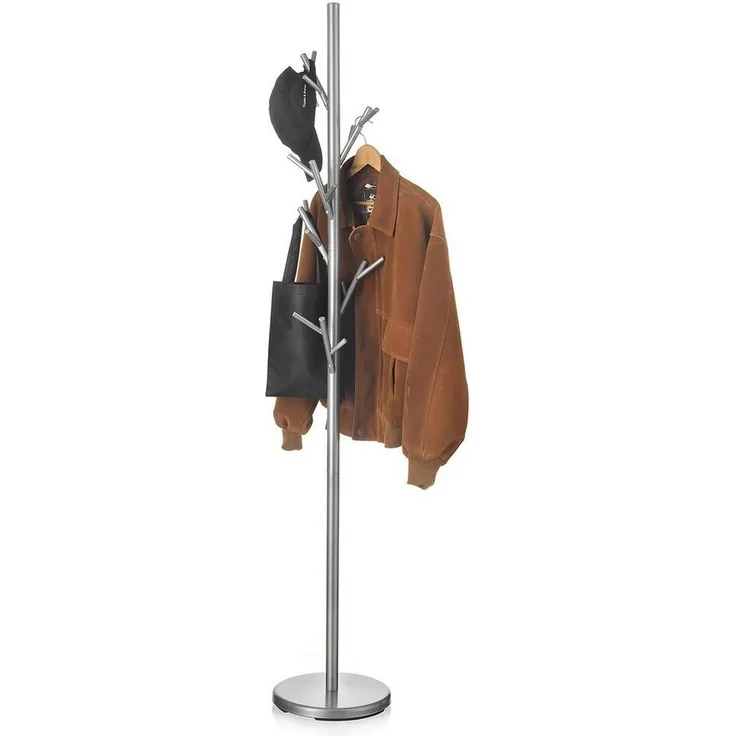 IDIMEX Kleiderständer ZENO, Kleiderständer Garderobenständer Kleiderstange Garderobe Metall lackie