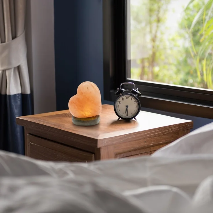 Salzkristall Lampe Tischlampe Salzkristalllampe Salzsteinlampe Salzlampe 28306 – Bild 4