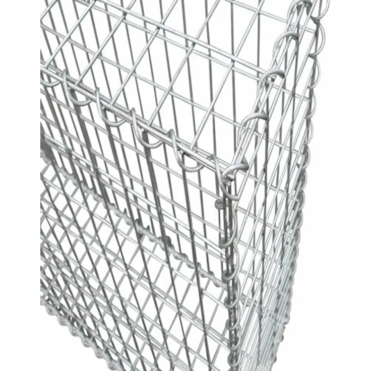 Gabione Mauersteinkorb Metallkorb 100 x 30 x 30 cm Sichtschutz Steinkorb TopMulti – Bild 4