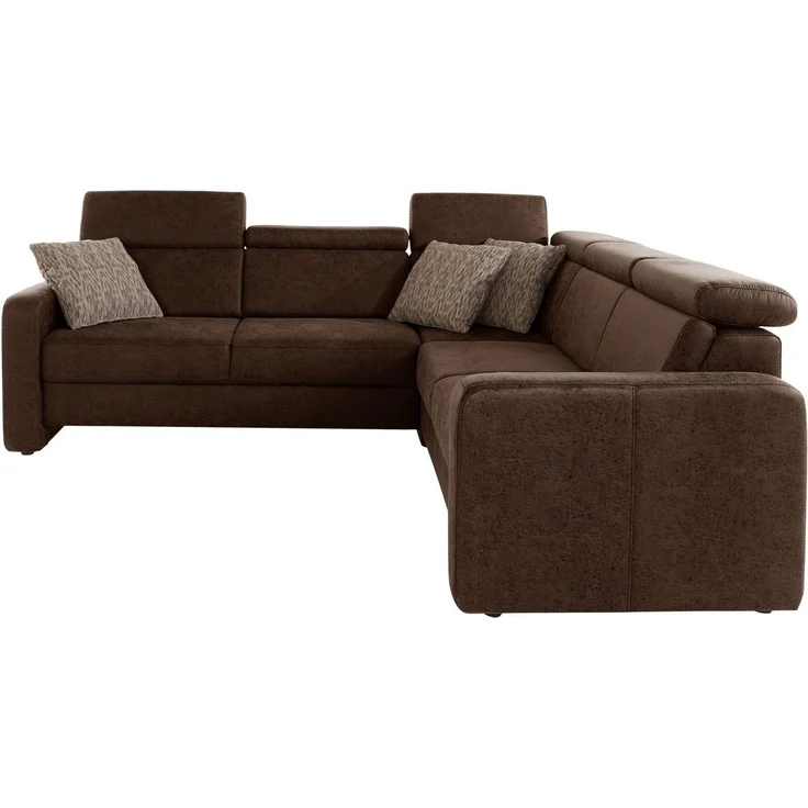 sit&more Ecksofa Bologna L-Form, Kopfteilverstellung, wahlweise mit Bettfunktion und Schubkasten – Bild 2