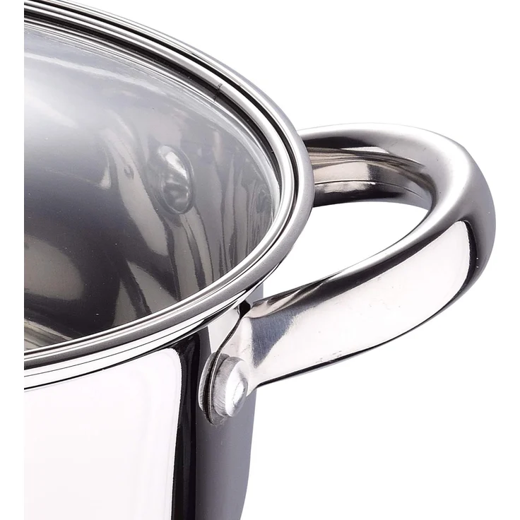 Topf-Set CASSEL 4-teilig silber Kochtopf Suppentopf Töpfe Universaltopf Topf – Bild 8