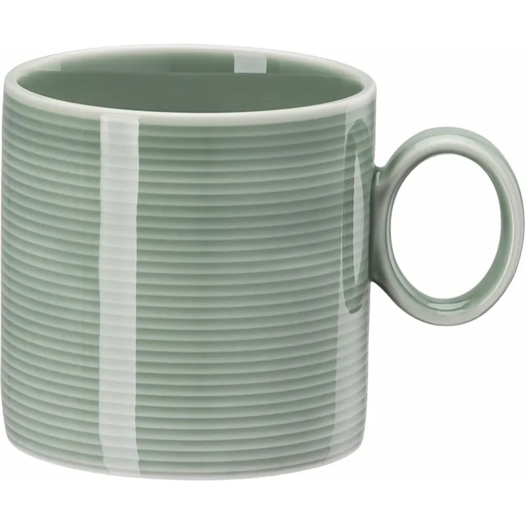 Thomas Becher mit Henkel Loft Colour - Moss Green, Tasse, Porzellan, Grün, 330 ml, 11900-401925-15503