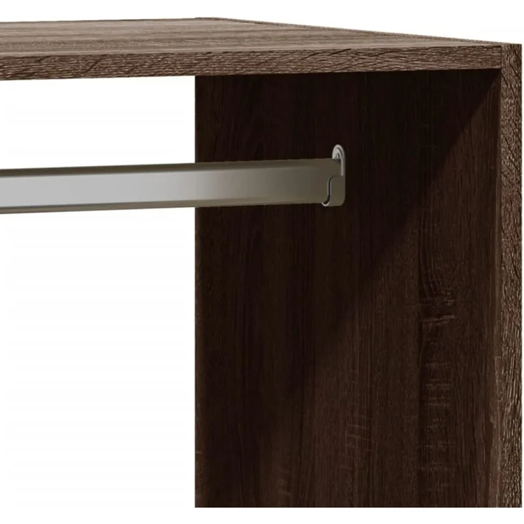 vidaXL Kleiderschrank Grau Sonoma 77x48x102 cm Holzwerkstoff 840812 – Bild 2
