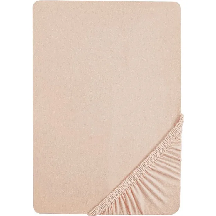 roba Spannbettlaken 'Frosty Almond' - GOTS und Oeko-Tex Standard 100 - Beige
