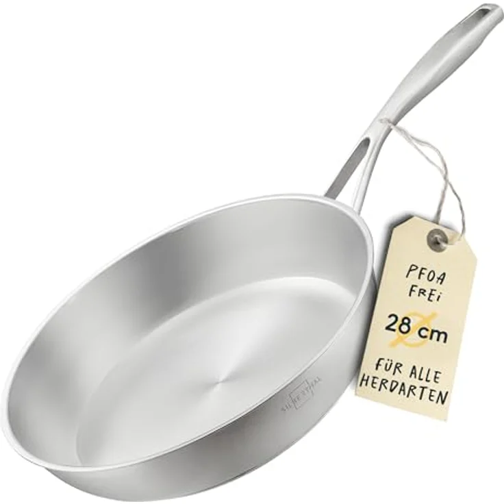 SILBERTHAL Bratpfanne Unbeschichtet 28cm ohne Deckel – Bild 2