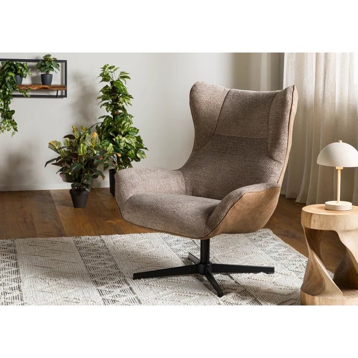 Ohrensessel 90x88x101 braun OSKAR #301 – Bild 9