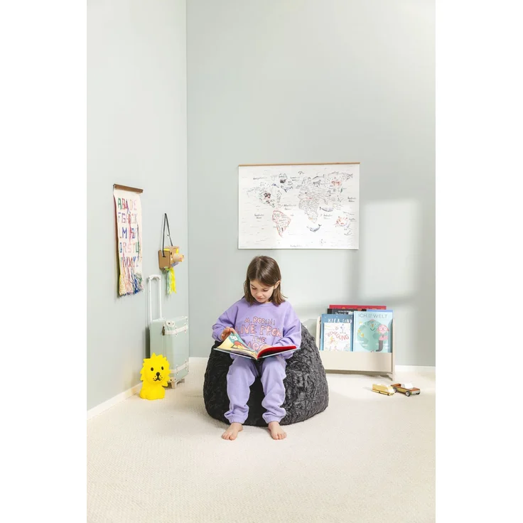 Sitting Point Sitzsack Fluffy L ca. 120 Liter anthrazit – Bild 5