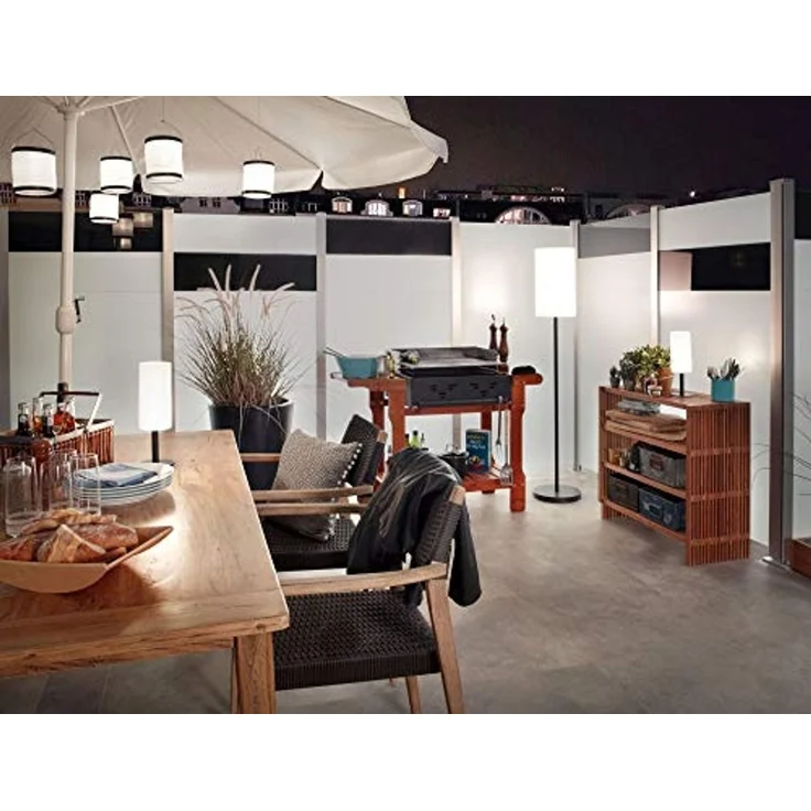 Paulmann No. 94169 Outdoor Lampion Mobile IP44 Weiß, Anthrazit 17 cm – Bild 3