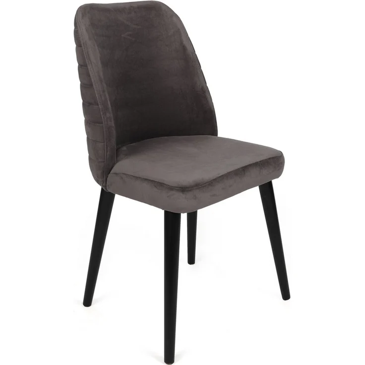 Skye Decor 'Tutku-301 V4' Stuhlset (4-teilig), Anthrazit / Schwarz, 50 x 90 x 49 cm – Bild 2