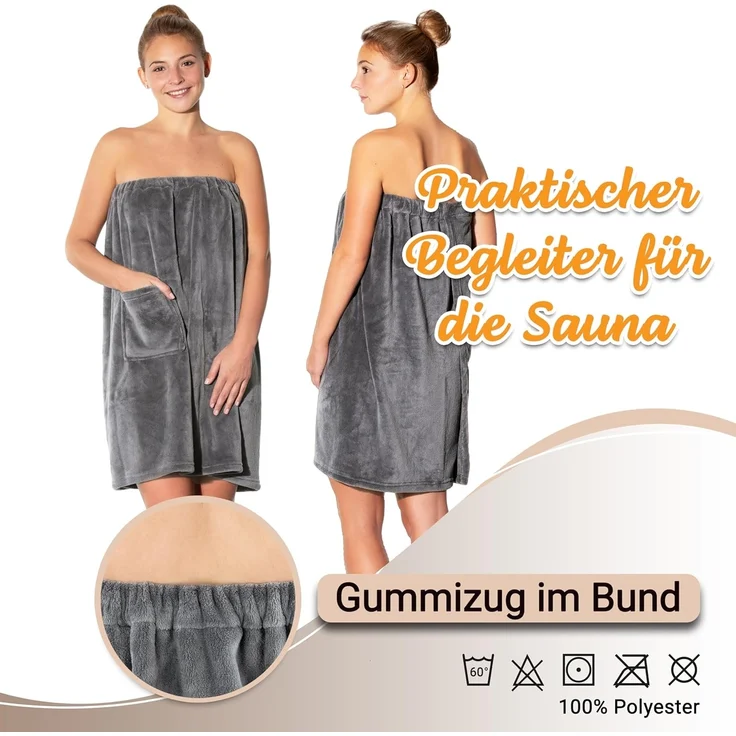 ZOLLNER Kilt, 100% Polyester, Gummizug, Klettverschluss, Klettverschluss, Gummizug, Klettverschluss, 100% Polyester, vom Hotelwäschespezalisten – Bild 3