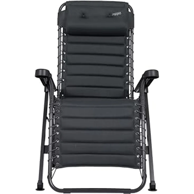 Crespo Relaxliege AP/432, stufenlos verstellbar mit Air-Select Dry Comfort Schaumstoffpolsterung, grau – Bild 5