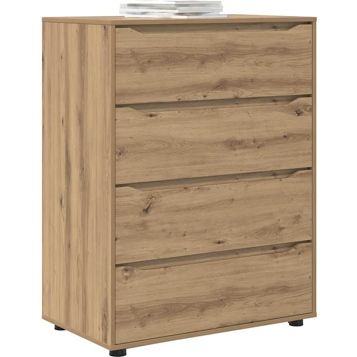 vidaXL Stauraumschränke 80 x 48 x 105 cm Holzwerkstoff Artisan-Eiche 3406234 – Bild 3