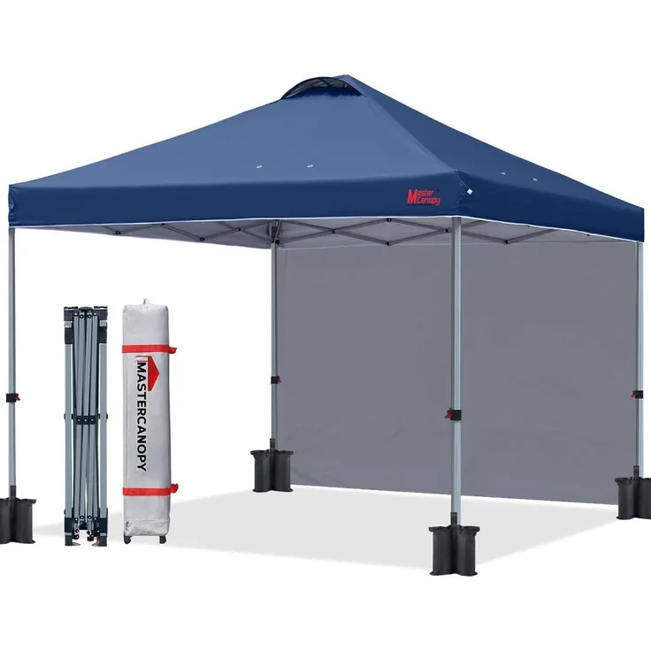 MasterCanopy 2,5x2,5m Pop up Pavillon Faltpavillon Marineblau