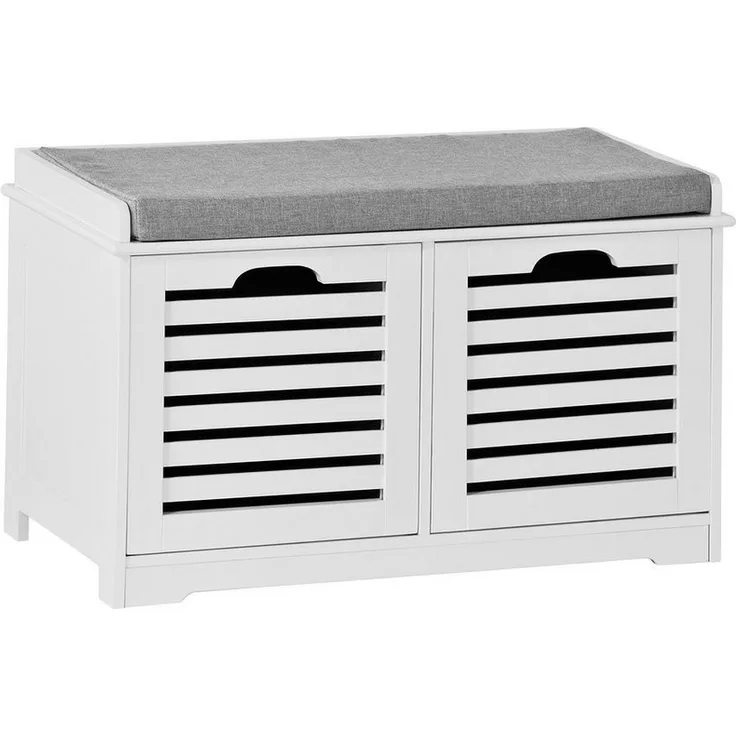 Schuhbank,Sitzbank,Schuhregal, Schuhschrank, Schuhtruhe FSR23-K-W