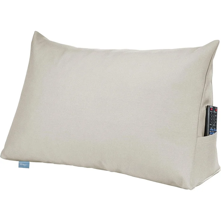 XDREAM Rückenkissen ergonomisches Keilkissen für Bett und Sofa, 1-tlg, als Kopfkissen oder Venenkissen verwendbar, mit praktischem Seitenfach – Bild 1