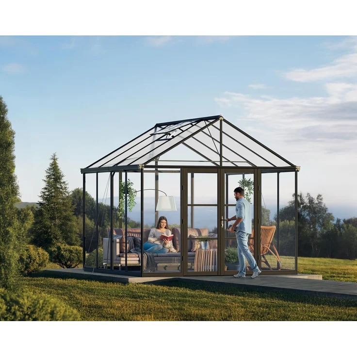 Palram - Canopia Aria 1010 | Alu Gewächshaus mit – Bild 3