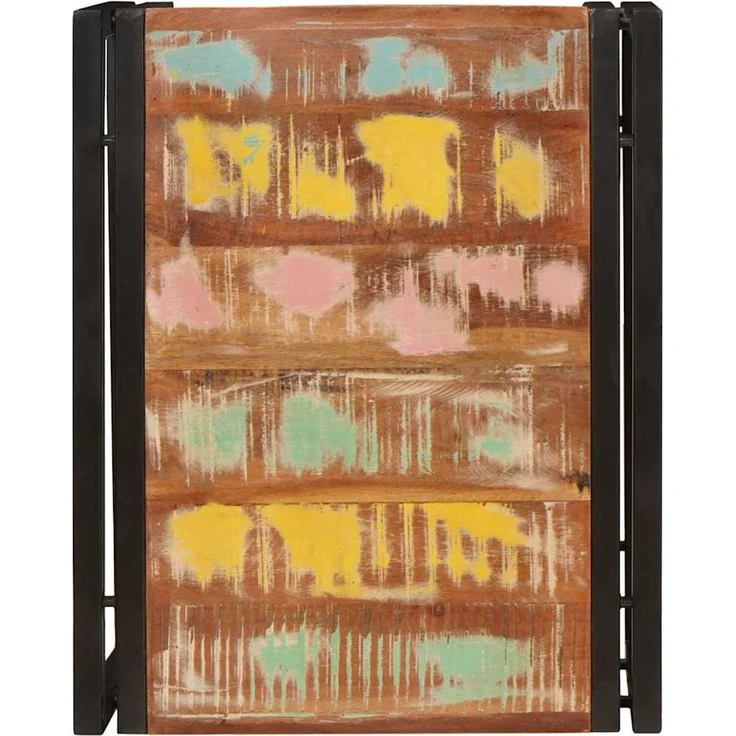 vidaXL Badregal mit Regal Mehrfarbig 60 x 50 x 23 cm Massives Altholz 4102753 – Bild 7