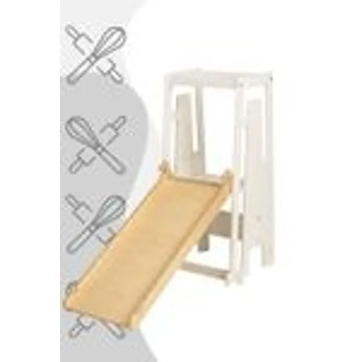 Tuki Entdeckerset - Lernturm + Rutsche mit Maltafel Arctic
