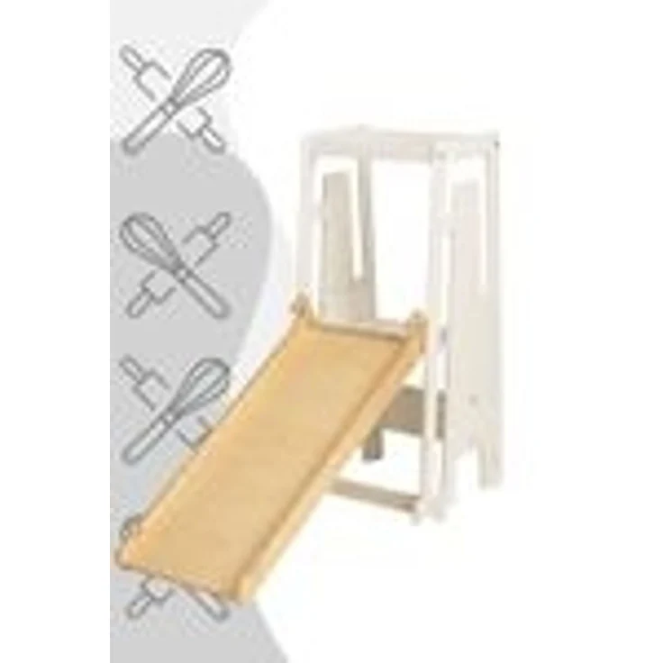 Tuki Entdeckerset - Lernturm + Rutsche mit Maltafel Arctic – Bild 1
