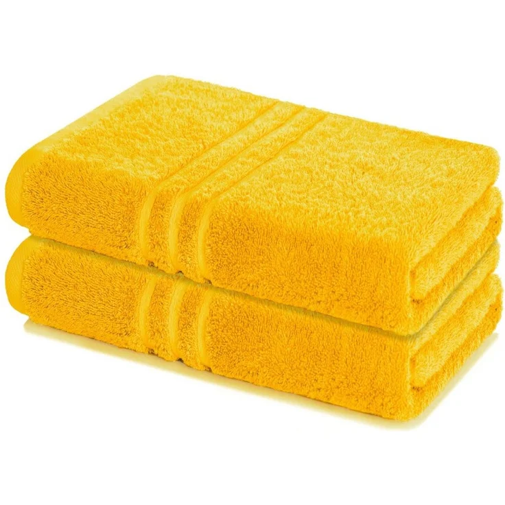 Lavea Badetuch Elena 2er Set Badetücher 100x150 cm, Duschtuch, 500 g/m² Frottier, weich & saugstark, pflegeleicht – Bild 1