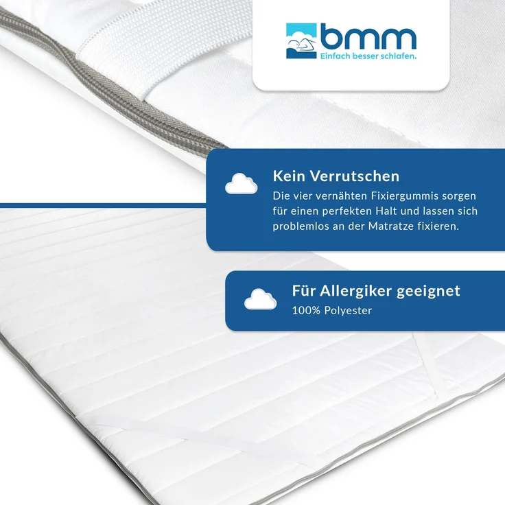 BMM Topper Klassik BASIC 140 x 200 cm – Bild 5
