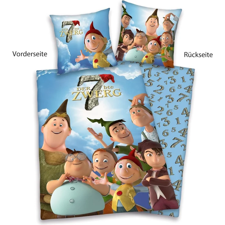 Herding Renforce Kindebrettwäsche der 7. Zwerg 135x200 cm – Bild 2