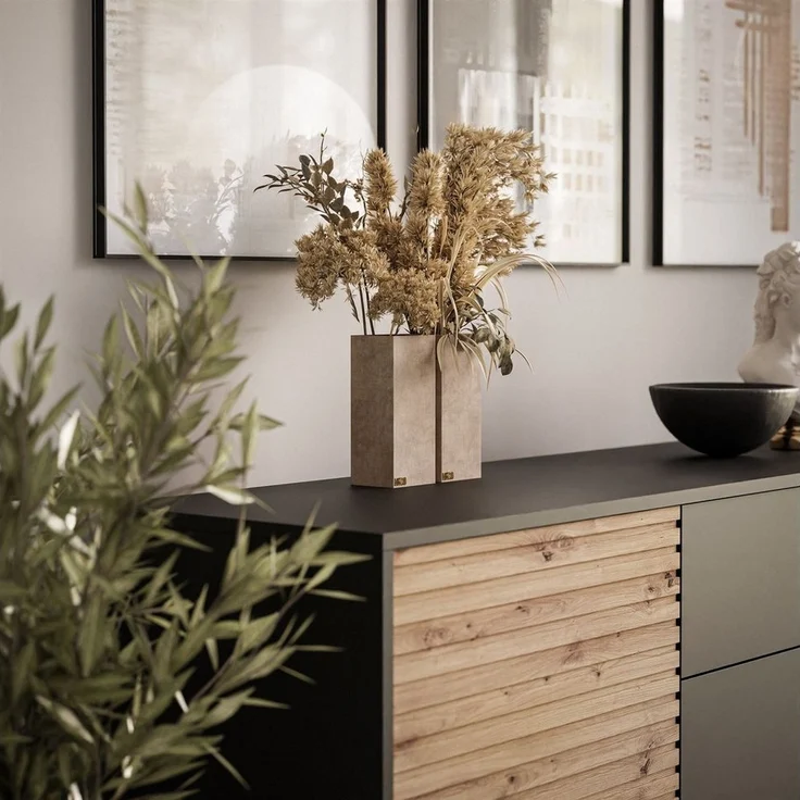 Lookway Kommode CONE KSZ154 Zweitürige Sideboard – Bild 3