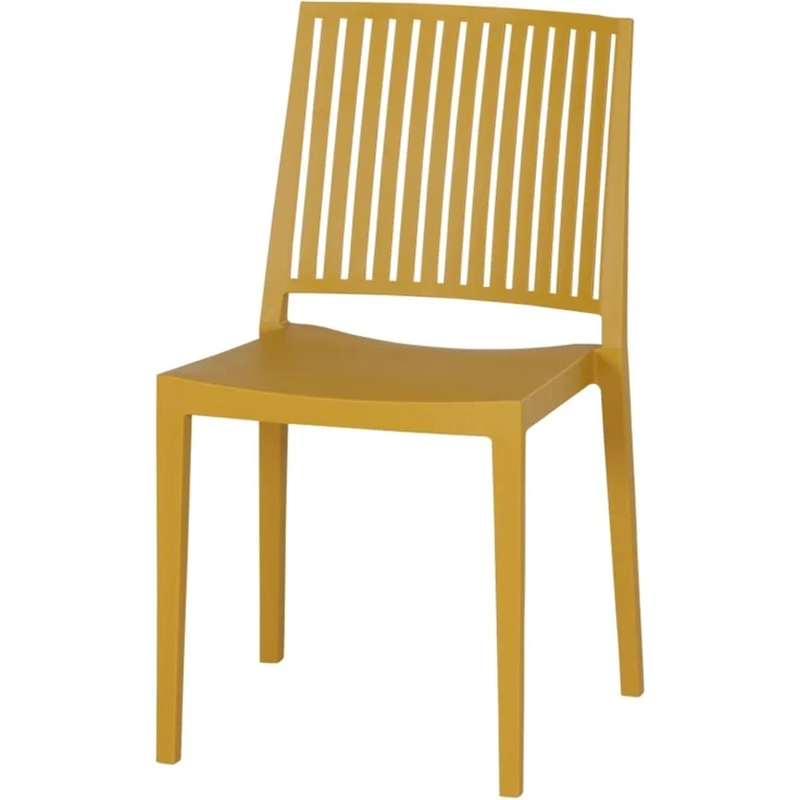 Siena Garden Lane Stapelstuhl - Polypropylen mustard – Bild 1