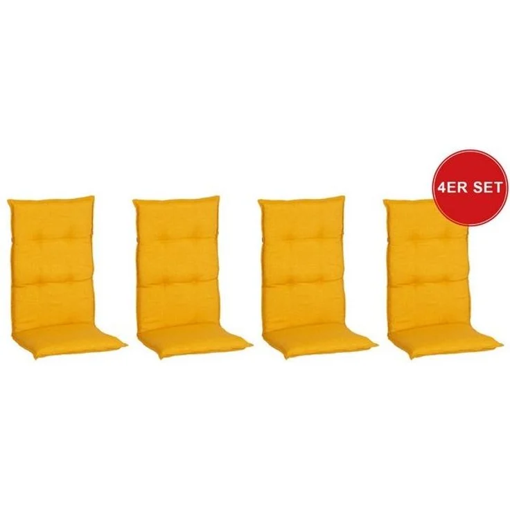beo Polsterauflage Saumauflage Hochlehner Barcelona im Set, (Set), Gartenstuhlauflage, Sitzauflage, Sitzkissen Outdoor, 118x50x6 cm – Bild 4