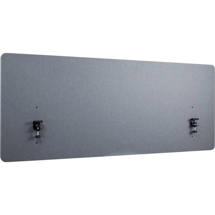 RICOO Akustik Trennwand für Schreibtisch 150 x 60 x 2 cm Filz Grau Büro ZAP1560-G Home Office Pinnwand Schall und Sichtschutz – Bild 2