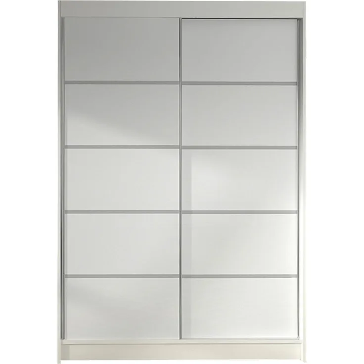 Kleiderschrank Lino IV, ohne Beleuchtung, Farbe: Weiß