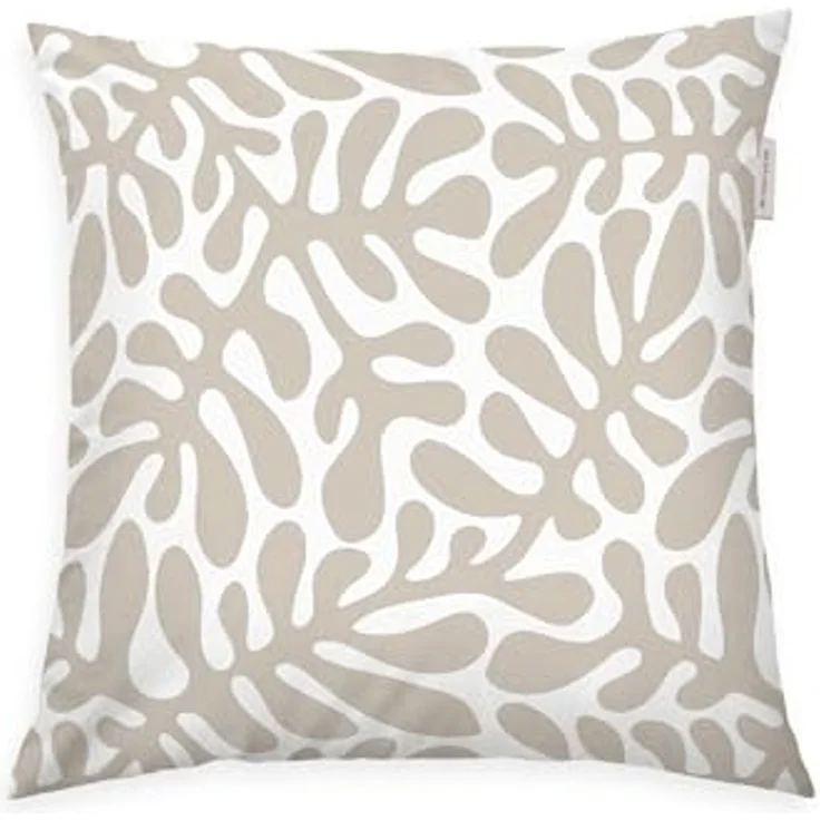 TOM TAILOR HOME Kissenhülle new bedroom, ORGANIC LEAVES, 40x40cm oder 40x80cm, (1 Stück), mit farbigem Markenreißverschluss – Bild 1