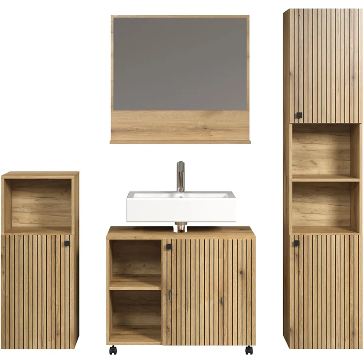 Badmöbel Set Bliss in Evoke Eiche 180 cm