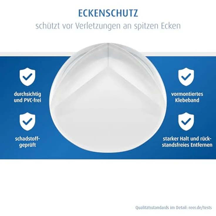 REER Eckenschutz 4 Stück inkl. Klebeband 616291 – Bild 4