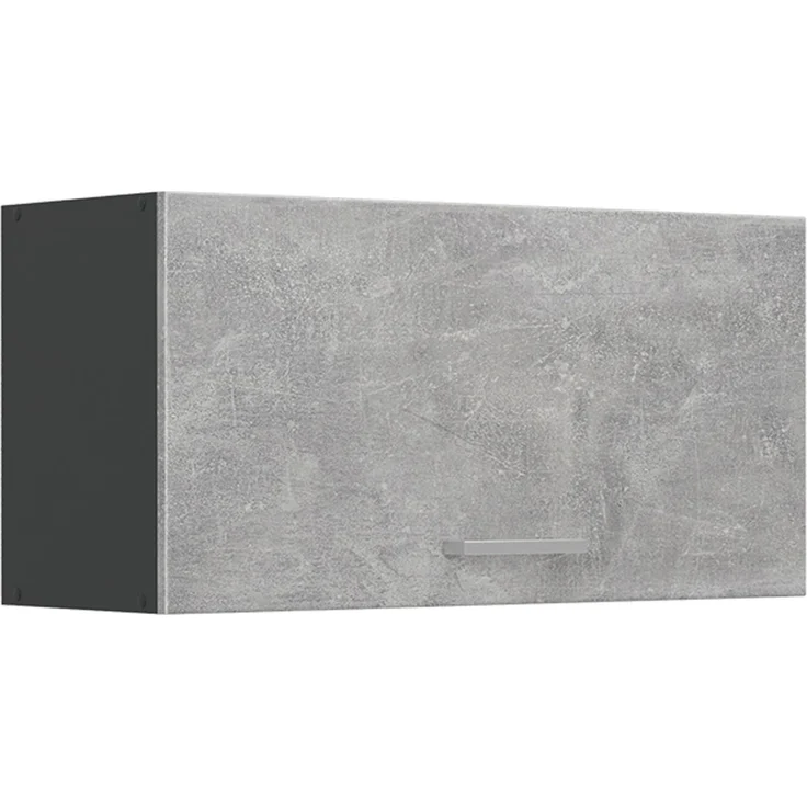 Hängeschrank R-Line Beton/Anthrazit 80 cm Flach Vicco – Bild 1