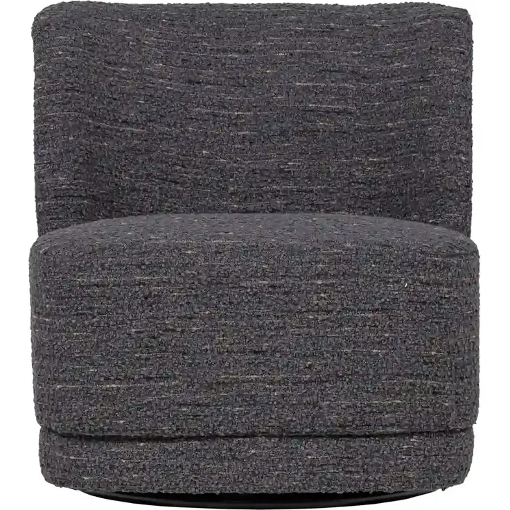 Drehsessel Atty - Chunky Melange-stoff Grau – Bild 3