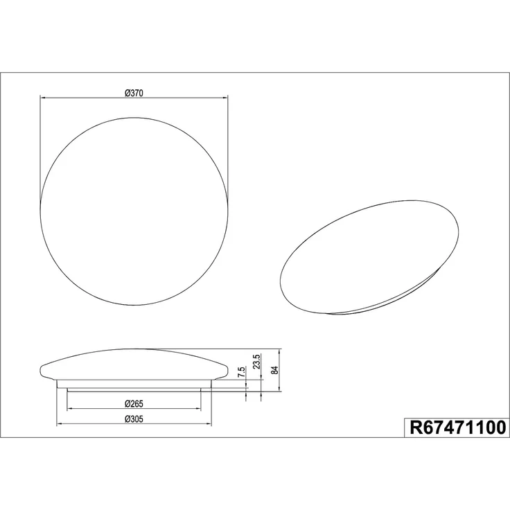 lightling LED Deckenleuchte Teba, LED fest integriert, Warmweiß, Weltkugel-Design, Deckenmontage, IP44 – Bild 8